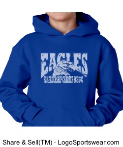 PALCS Youth Hoodie (Royal) Design Zoom